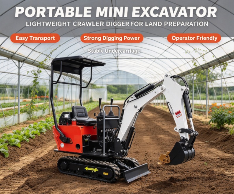 Mini Excavator New Chinese Mic - Farming Jobs ulasan dan harga