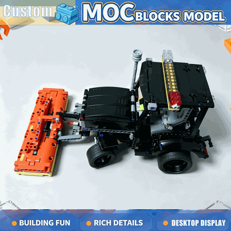 1326PCS Farm Tractor MOC Build - Agriculture Farming Education ulasan dan harga