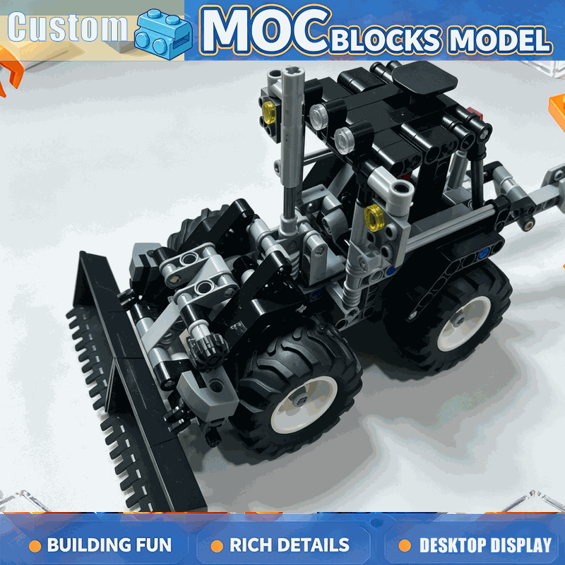 628PCS MOC Farm Tractor with T - Agriculture Farming Education ulasan dan harga